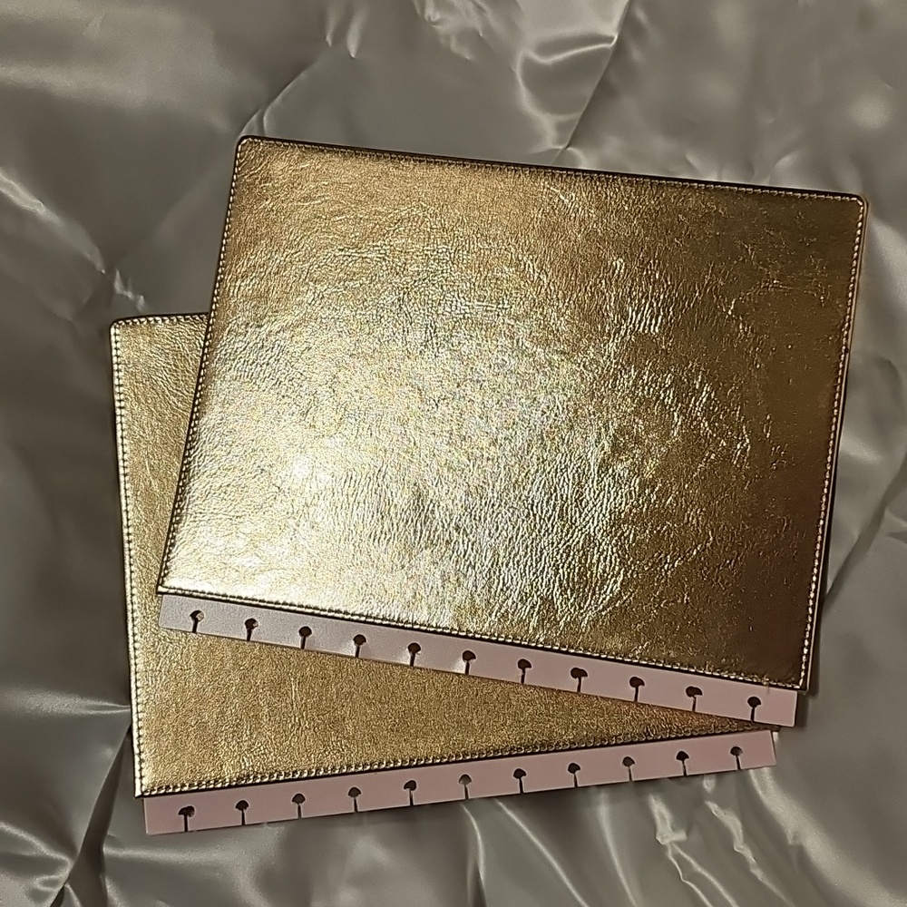 Gold Metallic Planner Cover